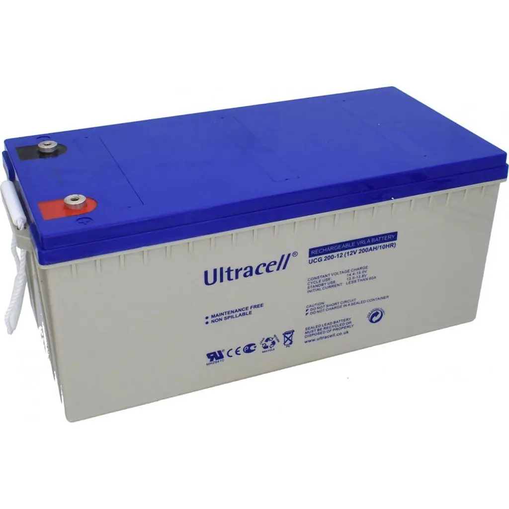 Акумулятор Ultracell UCG200-12 GEL 12V (12V/200Ah/2400Wh) [112153] - фото 3