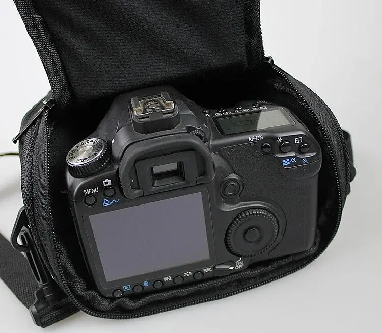 Чохол-Сумка Nikon трикутник фото сумка Чорний (IBF007B) - фото 2