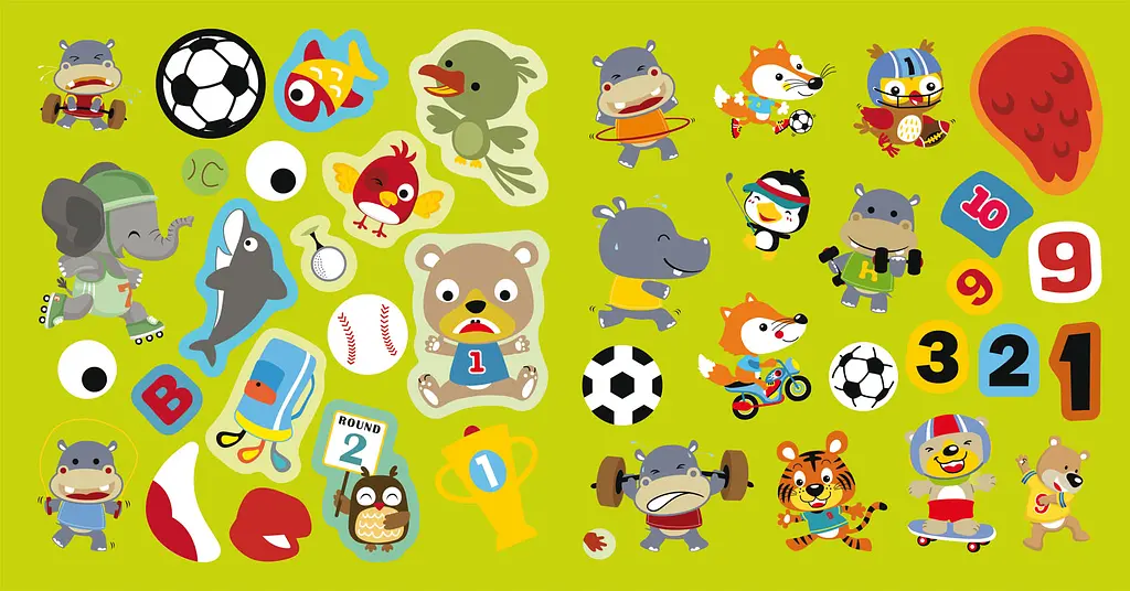 Раскраска Кристал Бук Спорт Соревнуйся и побеждай, с аликациями и заданиями, 40 наклеек, 16 страниц (F00025563) - фото 4