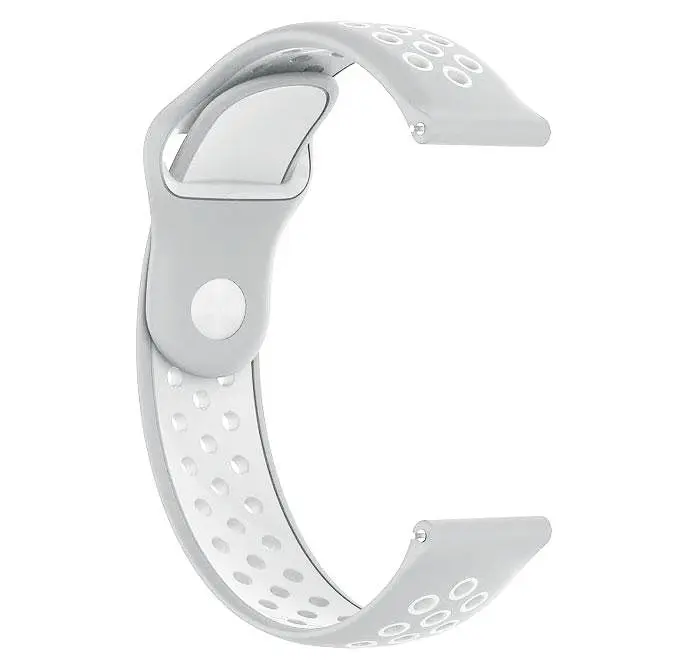 Спортивный ремешок Primo Perfor Sport для часов Samsung Sport Gear SM-R600 Grey White - фото 3