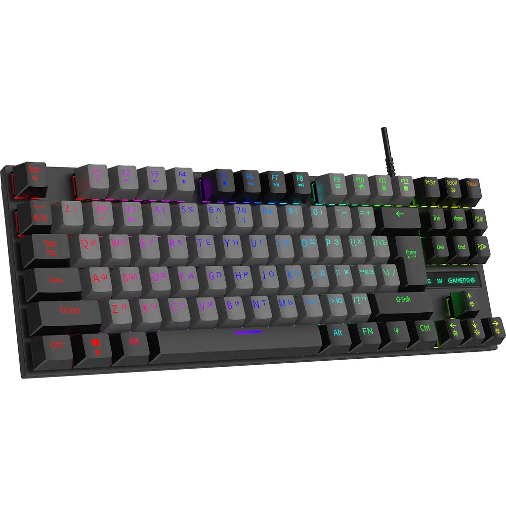 Клавиатура GamePro MK100R Red Switch LED USB Black/Grey [MK100R] [111030] - фото 2