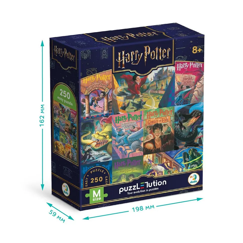 Пазл класичний "Harry Potter Книжкові обкладинки" 200657, 250 елементів - фото 4