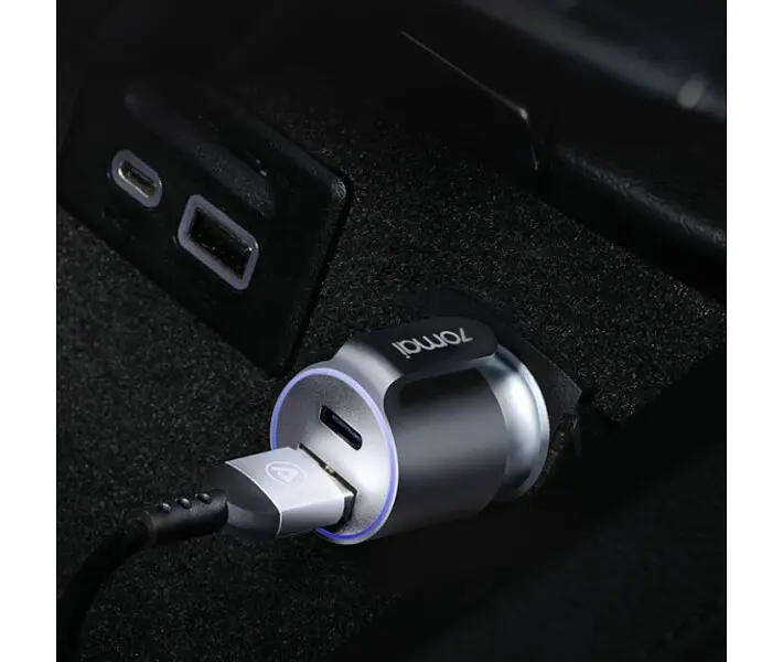 Автомобільний зарядний пристрій 70mai Car Charger Xiaomidrive Pro CC05 Silver - фото 5