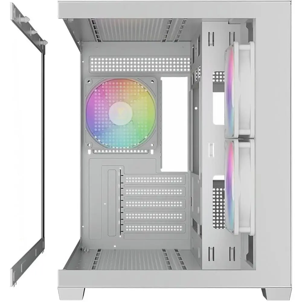 Корпус GAMDIAS AURA GC10M V2 WH ARGB (4711514503166) - фото 10