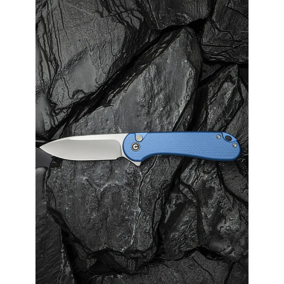 Ніж складаний кишеньковий Civivi Elementum II, (7.5 см) Nitro-V / Aluminum синій - фото 17