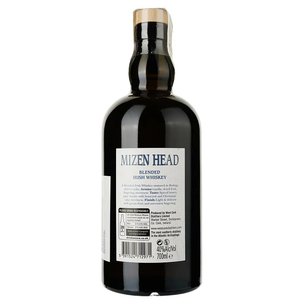 Виски Mizen Head Blended Irish Whiskey 40% 0.7 л - фото 2