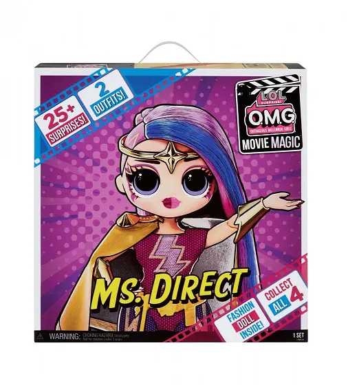 Игровой набор с куклой L.O.L. Surprise O.M.G. Movie Magic Мисс Абсолют (577904) - фото 6