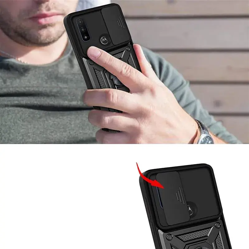 Чохол-накладка BeCover Military для Motorola Moto E20 Black (707400) - фото 2