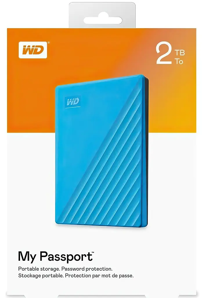 Внешний жесткий диск WD My Passport 2 TB Blue [WDBYVG0020BBL-WESN] [68593] - фото 4