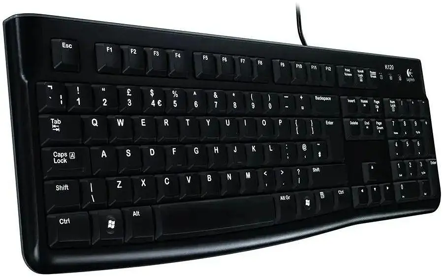 Клавіатура USB Logitech K120 UKR OEM (920-002643) UA - фото 3