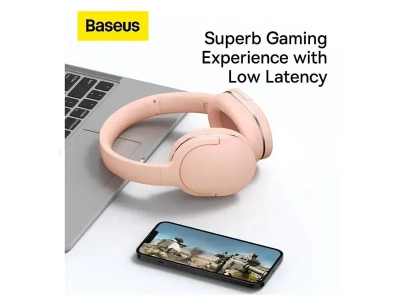 Навушники з мікрофоном BASEUS Encok D02 Pro Pink (NGD02-C04) - фото 2