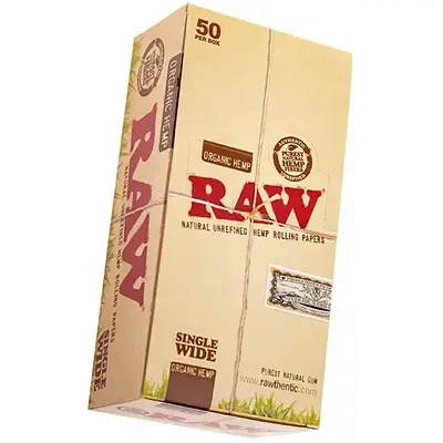 Бумага для самокруток Raw Organic SW Hemp - фото 4