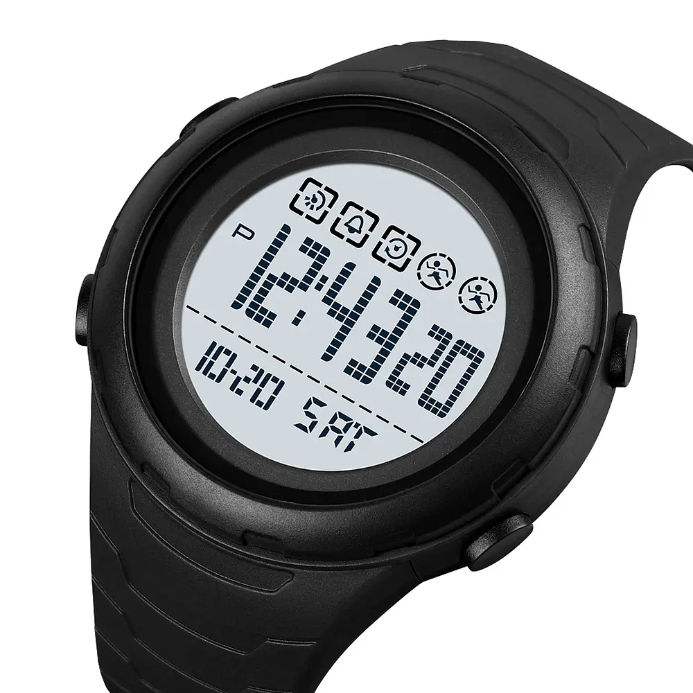 Чоловічий наручний годинник 1674 Black Skmei acs0030632 - фото 3