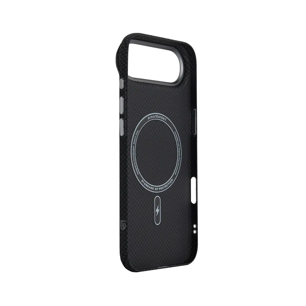 Чохол ArmorStandart LikeCarbon2 MagCase для Apple iPhone 17 Air Kevlar Black - фото 4