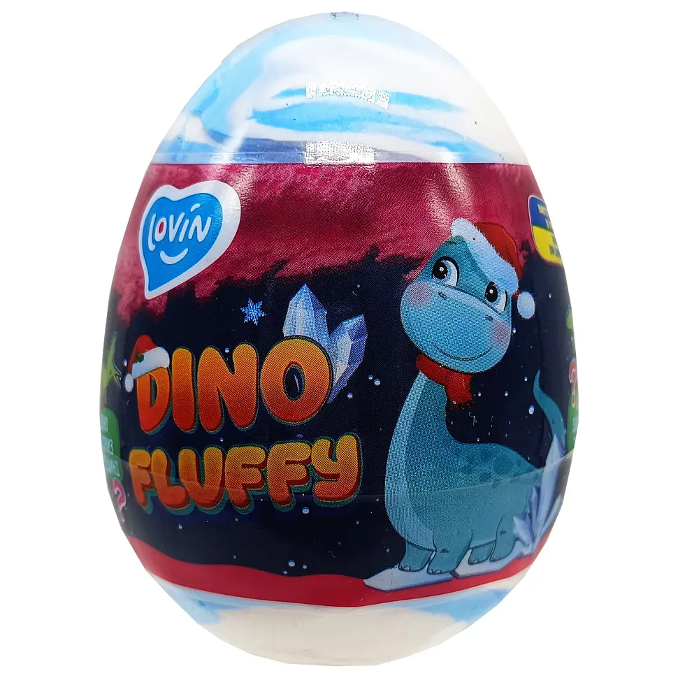 Іграшка-антистрес Lovin Fluffy Dino Winter 81005, 140 мл - фото 3