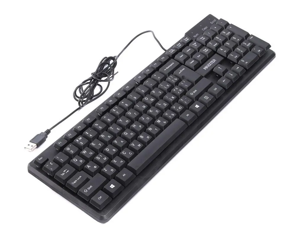 Клавиатура Maxxter Black (KBM-U01-UA) - фото 2