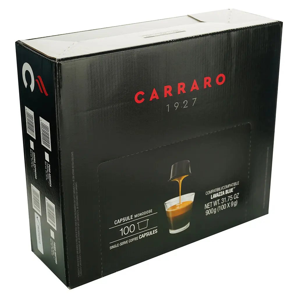 Набір кави в капсулах Carraro Lavazza Blue Decaffeinato 100 капсул - фото 2