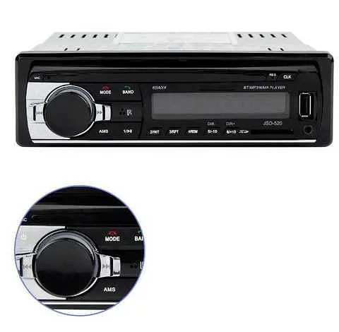 Автомагнітола JSD-520BT +AUX +Радіо +Bluetooth, Bluetooth магнітола в машину, Автомобільна магнітола 1 DIN - фото 7