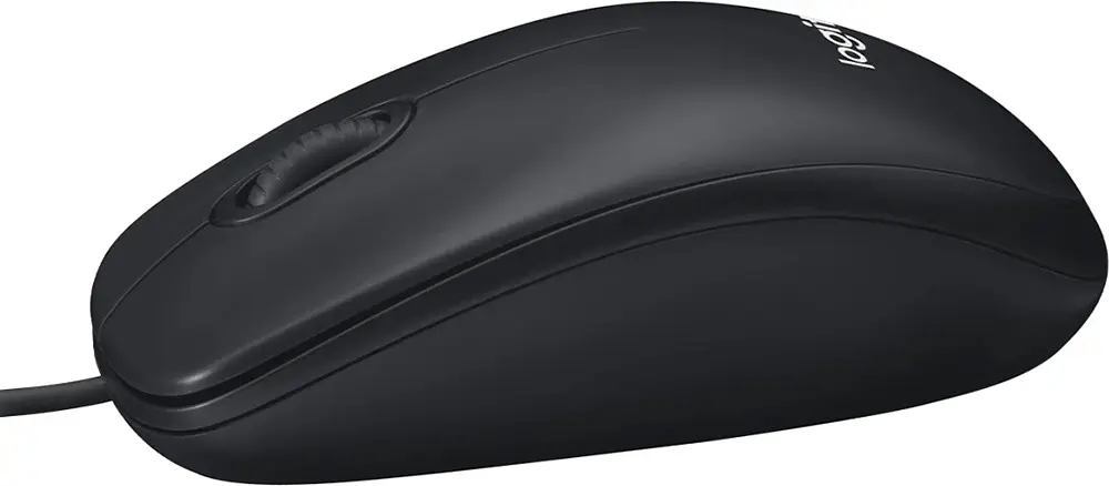 Миша Logitech M100 Full-Size Corded Mouse USB black (910-006652) - фото 4