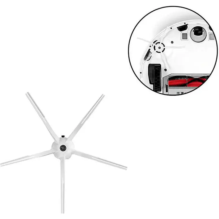 Набор чистящих элементов RoboRock для робота-пылесоса Xiaomi RoboRock S6/S6 MaxV/S6 Pure/S50/S55/S5 Max/E5/E4/Sweep One Vacuum Cleaner White (FTRIN1W-8-2) - фото 7