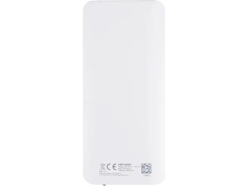 Зовнішній акумулятор (павербанк) Esperanza Powerbank 8000 mAh White-Grey (EMP106WE) - фото 4