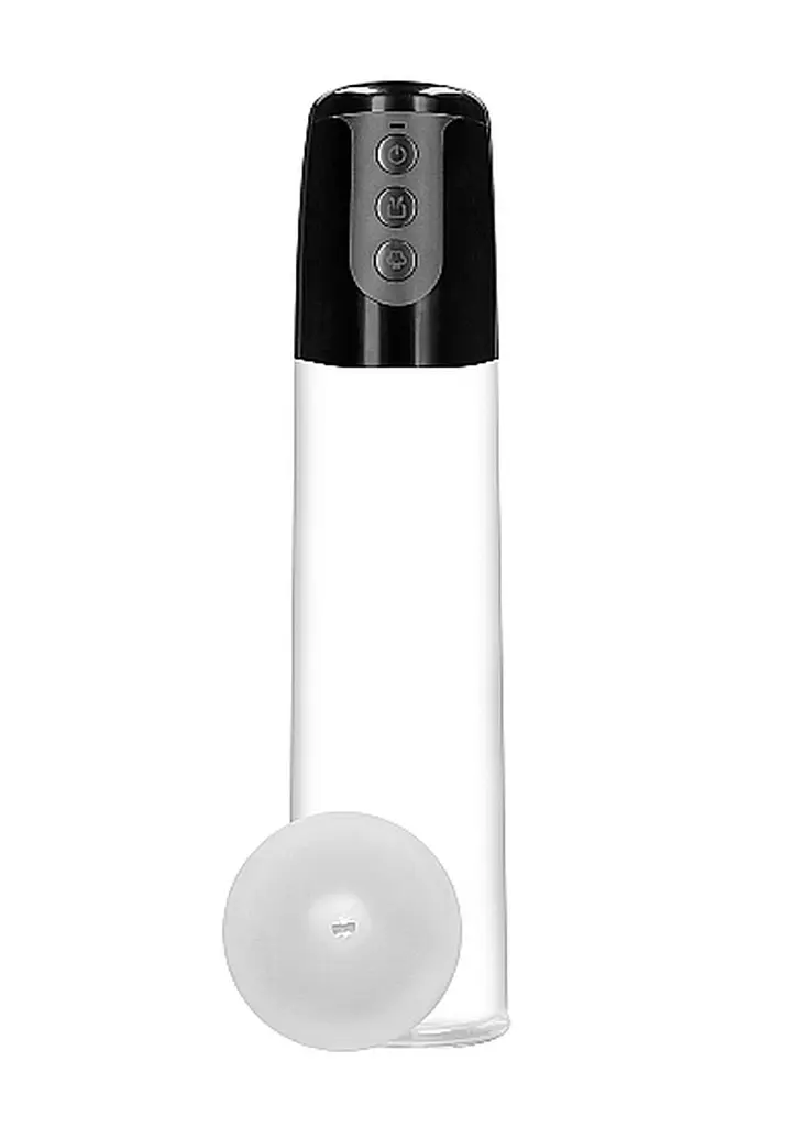 Вакуумна помпа Automatic Cyber Pump with Masturbation Sleeve - Transparent SHOTS 36-PMP032TRA 101918 - фото 6