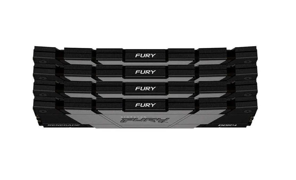 Пам'ять для настільних комп'ютерів Kingston FURY 64 GB (4x16GB) DDR4 3600 MHz Renegade Black (KF436C16RB12K4/64) - фото 2