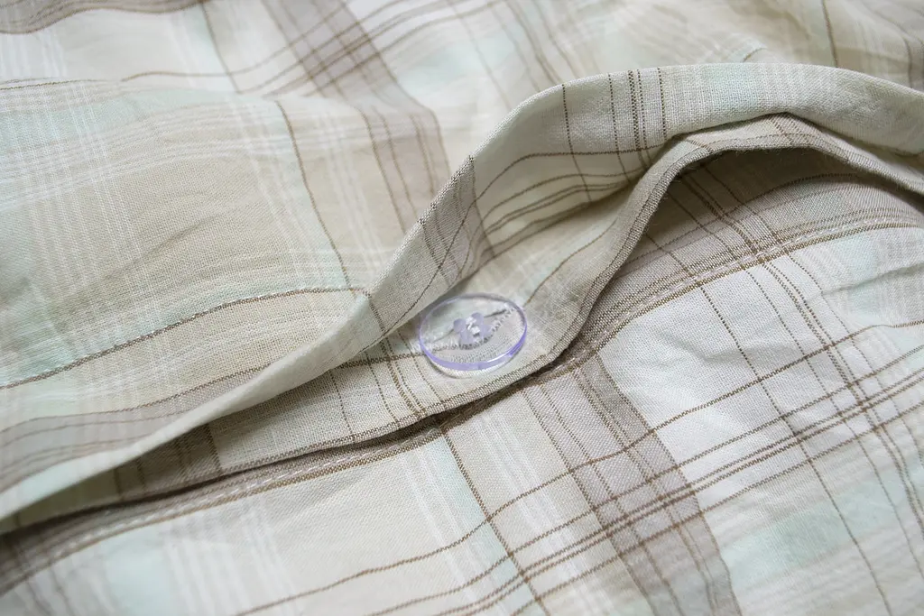 Постельное белье Lotus Home - Checked Madras мятный евро - фото 5