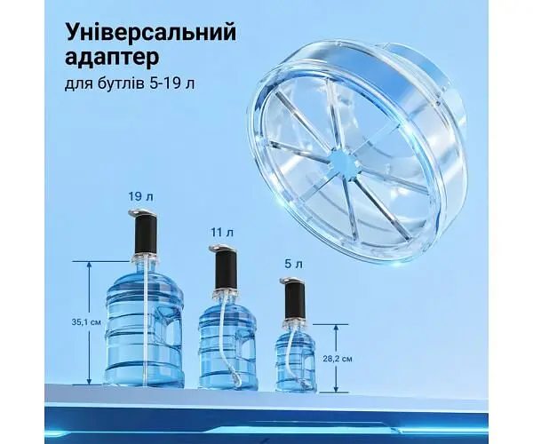 ViO E30-TSS, Безшумна суперпотужна акумуляторна помпа з адаптером, чорна - фото 4