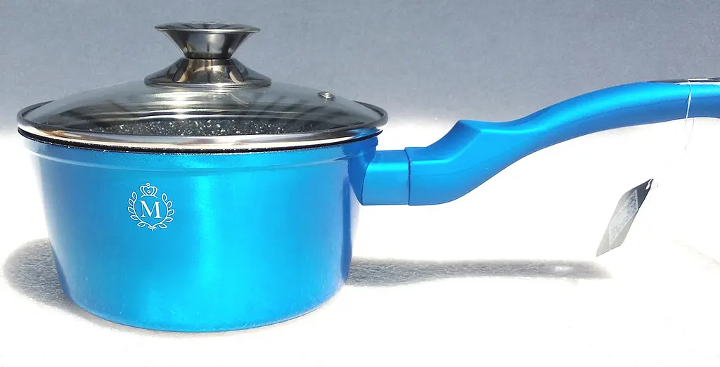 Ковш Meisterklasse MK-1046 blue marble 18 см 1,5л - фото 9