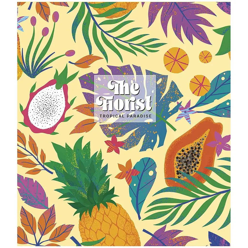 Зошит загальний Школярик Tropical paradise, в клітинку, 48 аркушів, УФ-лак, 10 шт. (048-3211K) - фото 5