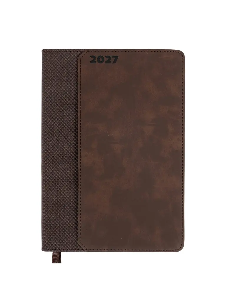 Щоденник 2027 А5 LEO Planner Nebraska датований коричневий (252767)