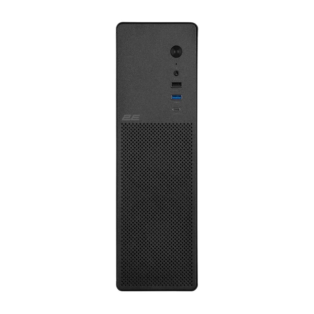 Корпус 2E Credo Slim V90B-400 з БП 2E ATX400 1xUSB3.0 1х USB 2.0 1xUSB Type-C 2x90мм VGA 390мм mATX чорний - фото 2
