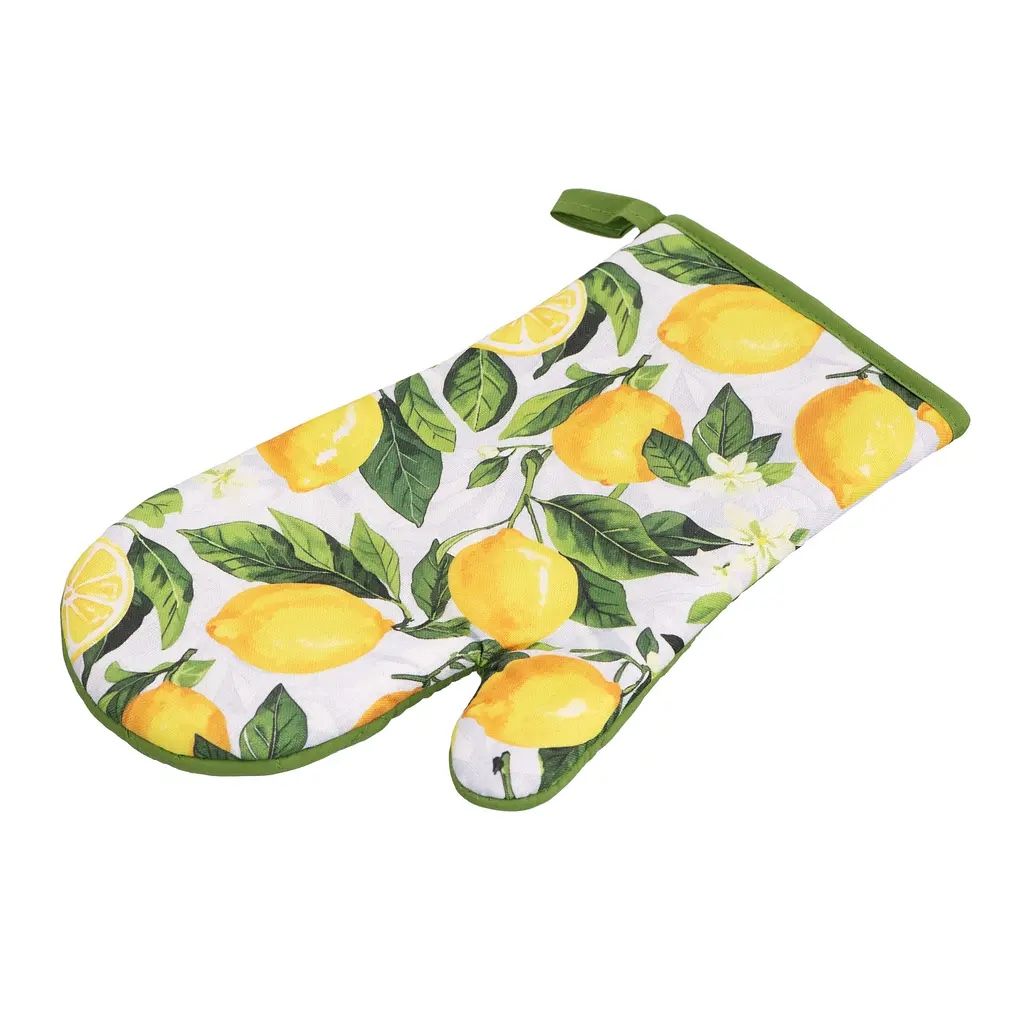 Рукавичка Ardesto Sicilian lemons 18х30см, 100% поліестер, зелений (ART05LM) - фото 4