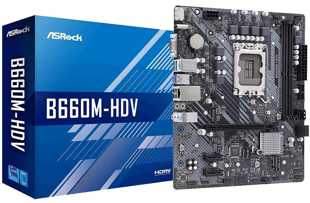 Материнська плата AsRock B660M-HDV (B660M-HDV) (Socket 1700, Intel B660, Micro-ATX) Б/в - фото 5
