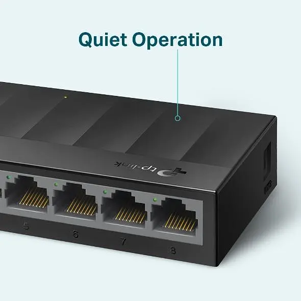 8-портовый настольный гигабитный коммутатор, LS1008G - фото 5
