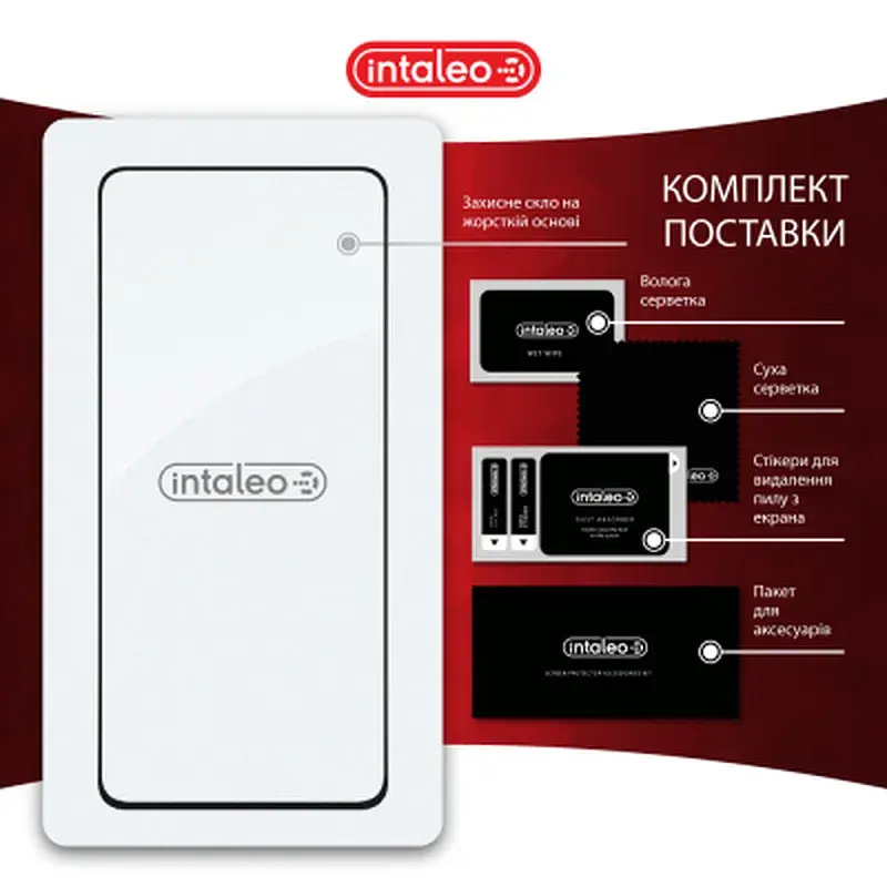 Скло захисне Intaleo Full Glue Xiaomi 14T Black (1283126603365) - фото 8