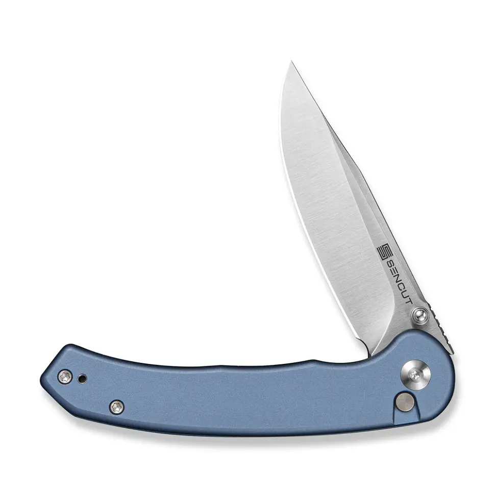 Ніж складаний туристичний Sencut Ingot (8.2 см) D2 / Aluminum синій - фото 3