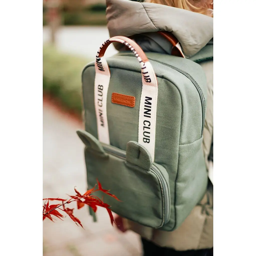 Рюкзак дитячий Childhome Mini Club canvas green (CWKIDSCGR) - фото 5