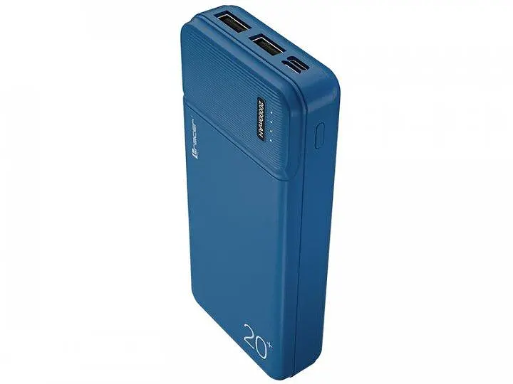 Внешний аккумулятор Power bank Tracer 20000mAh 5V-2A 2USB + micro type-C - фото 2