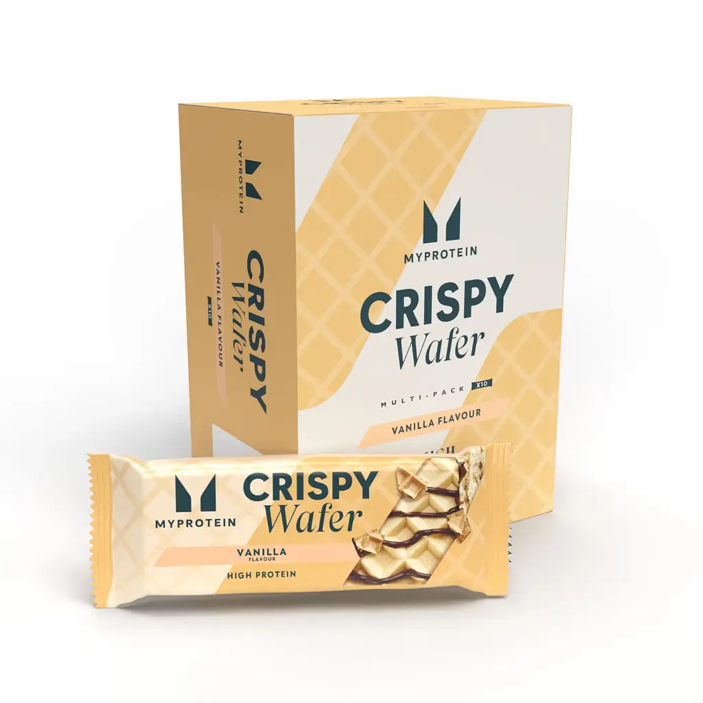 Протеїнові вафлі, Crispy Wafers — 10 × 40 г Vanilla