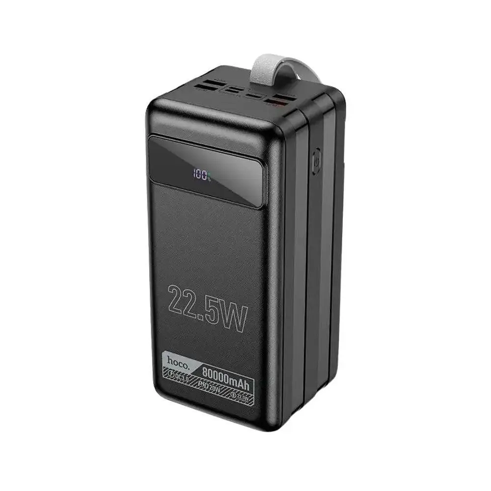 Універсальна мобільна батарея HOCO DB50 Great fast charging power bank 80000mAh 2Type-C + 4USB 22.5W - фото 6