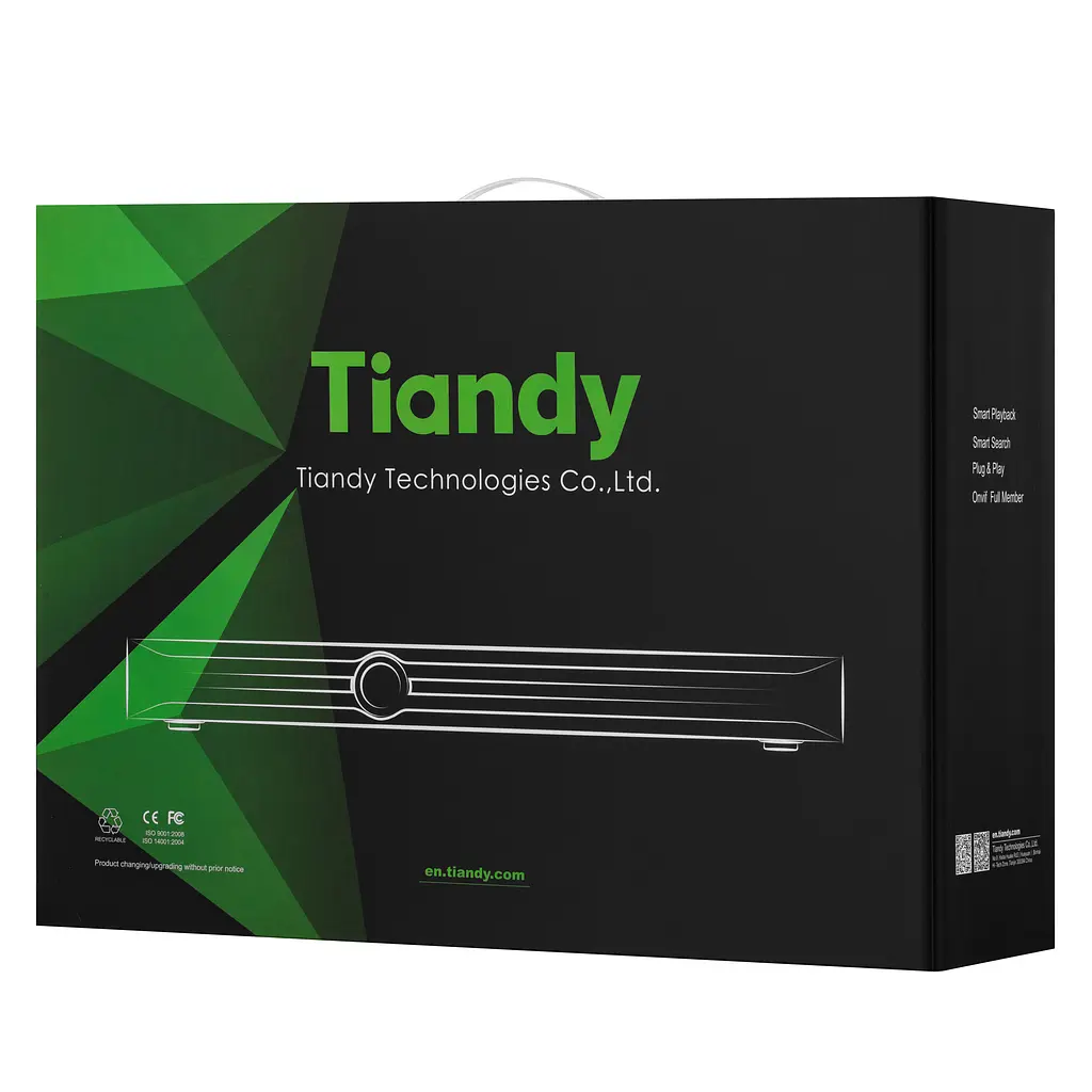 Відеореєстратор Tiandy TC-R3440 Spec:I/B/N/V4.0, 40ch, 4HDD - фото 2