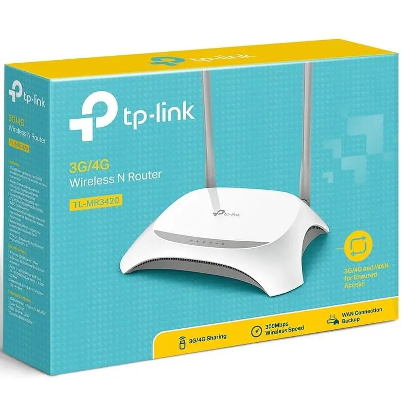 Роутер TP-Link 4G TL-MR3420 N300 White 802.11n (TL-MR3420) - фото 6