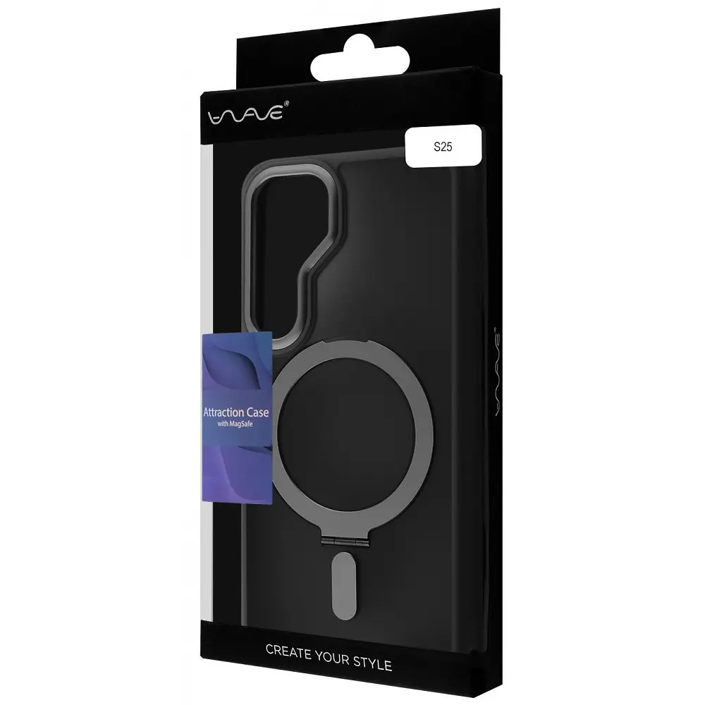 Чохол WAVE Attraction Case with Magnetic Ring Samsung Galaxy S25 в асортименті - фото 2