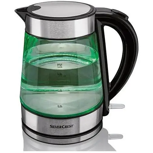 Электрический чайник SilverCrest SWGF 2400 А2 стеклянный 1.7 л - фото 5