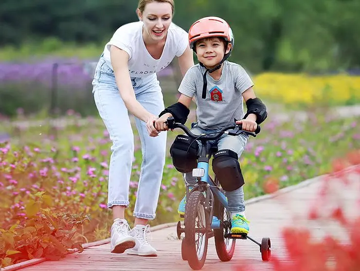 Велосипед Ninebot Kids Bike 14'' для хлопчиків блакитний - фото 4
