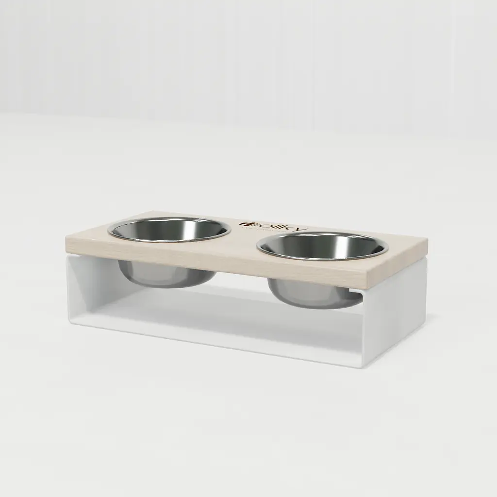 Hollky StellWood — миски на підставці для маленьких собак та котів (2 × 0,45 л) - фото 3