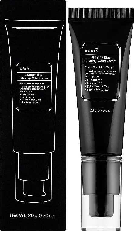Увлажняющий крем-гель для лица Dear Klairs Midnight Blue Clearing Water Cream - фото 2
