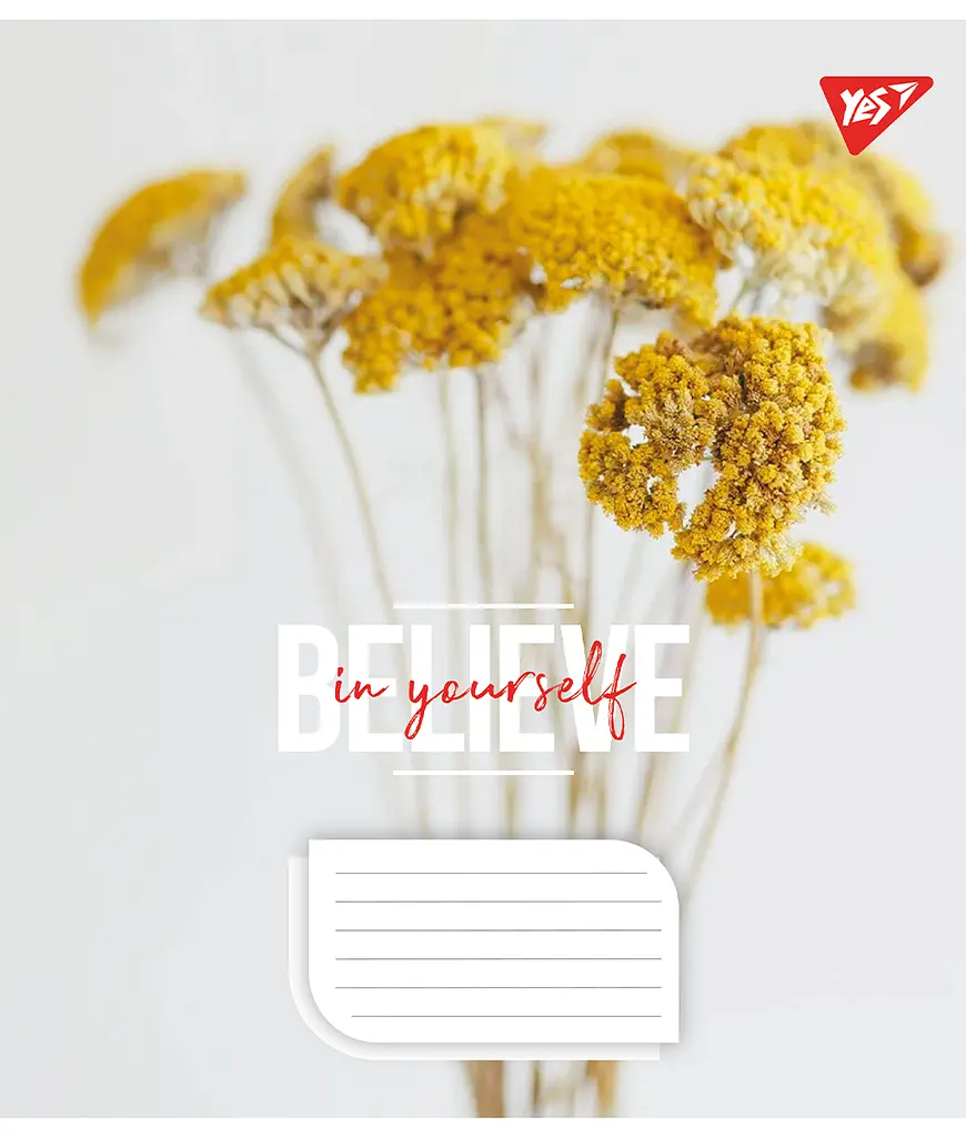Набір зошитів Yes Believe in yourself А5 в лінійку 24 аркуші 20 шт. (67036) - фото 6